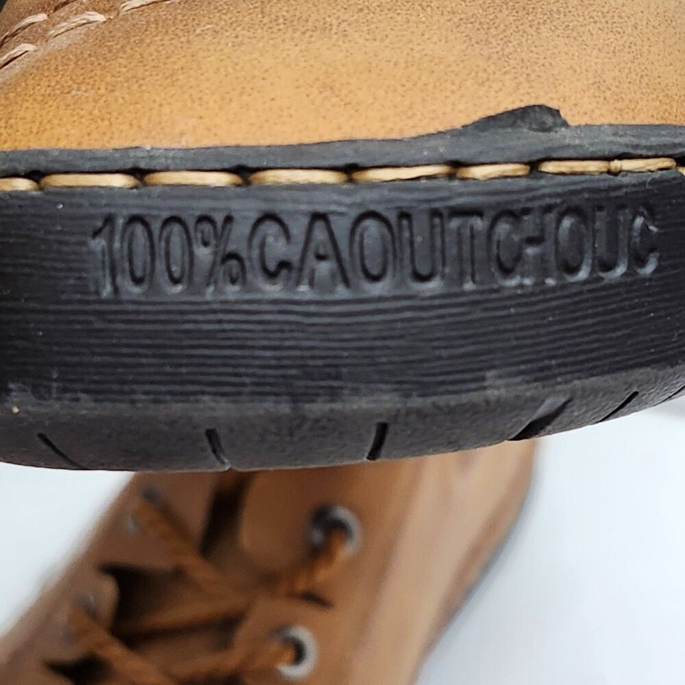 FiveStoreCity Sneakers Loafers Mens 10.5 Handmade Leather Brown Multifunctional - Picture 10 of 10